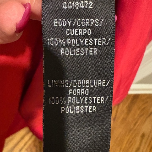 Monique Lhuillier Elegant Carnelian Red Sabine Strapless High-Low Dress 2 - Picture 6 of 9